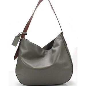 DKNY Bessie Medium Hobo Bagin Gray Pebbled Leather